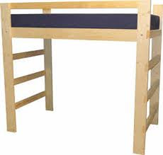 Easy wood loft bed kit