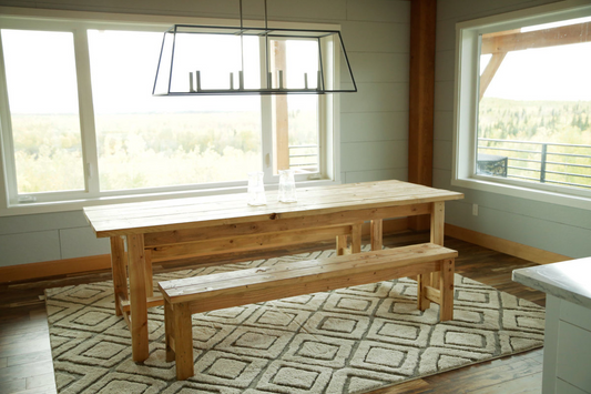 Farmhouse table and bench kit