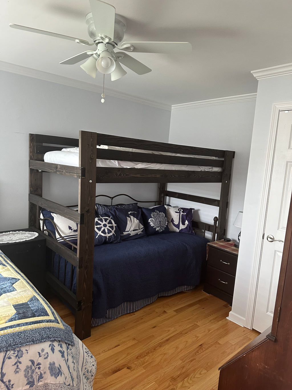 Easy wood loft bed kit